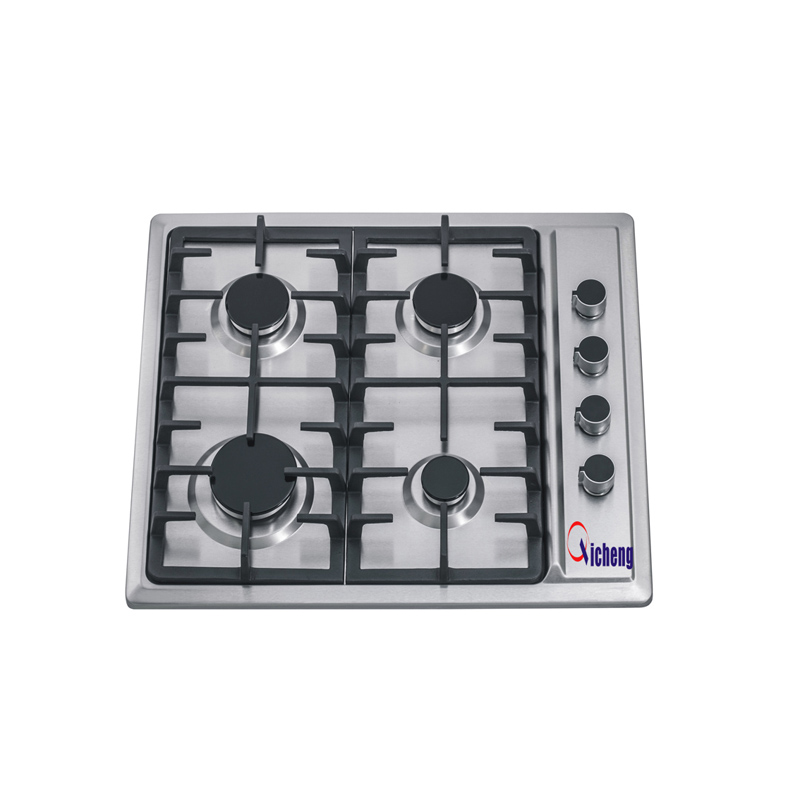 Γυάλινη επένδυση επωνυμίας OEM τύπου bulit σε εστίες αερίου 4 καυστήρα