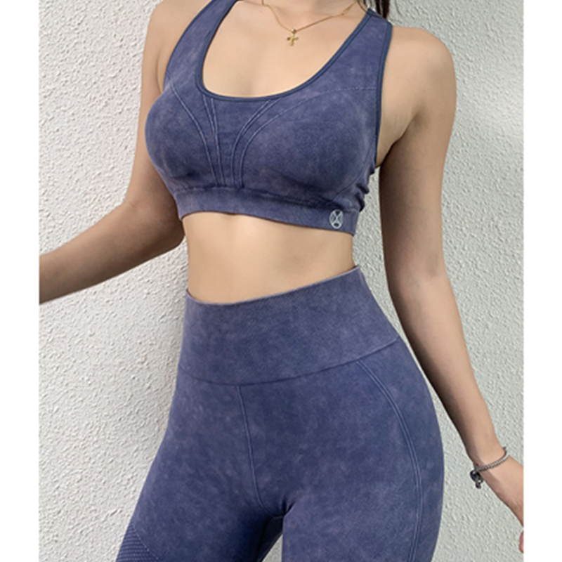 Αθλητικό εσώρουχο, γυναίκα που τρέχει αλεξίσφαιρη γυμναστική μαζί, όμορφη πλάτη, που διαμορφώνει το γιλέκο τύπου σουτιέν.