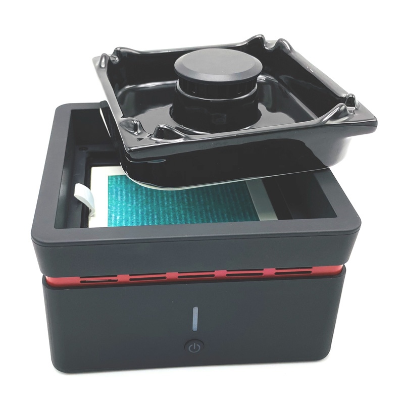 Ηλεκτρονικός έξυπνος καθαρισμός καθαριστής αέρα χωρίς καπνό χωρίς άοσμο σταχτοδοχείο T3