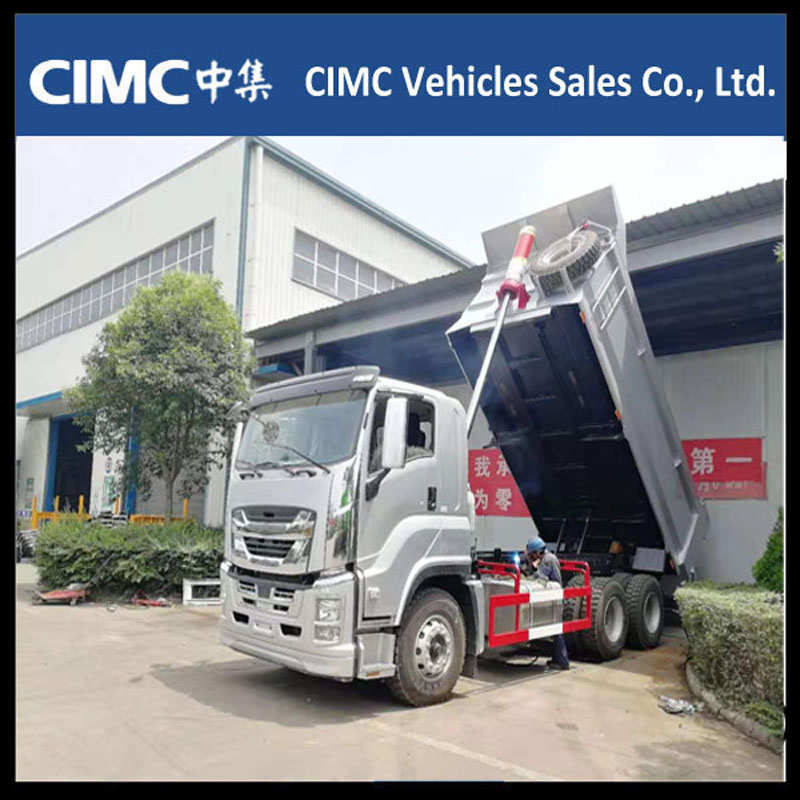 Ισχυρό φορτηγό απορρίψεων Isuzu Giga 6X4 380HP