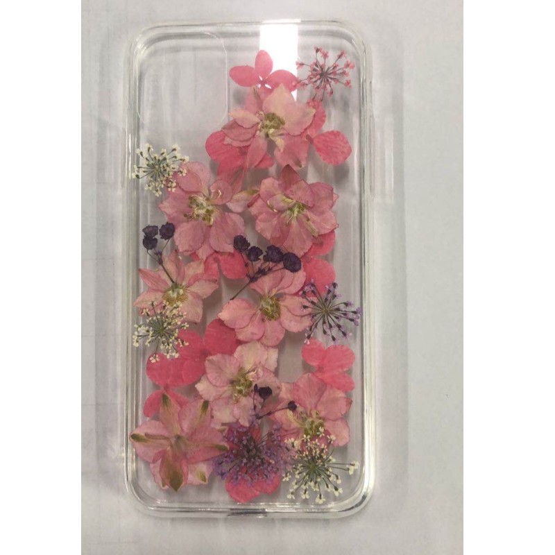 Drived Flower Epoxy Phone Case, Glitter Epoxy