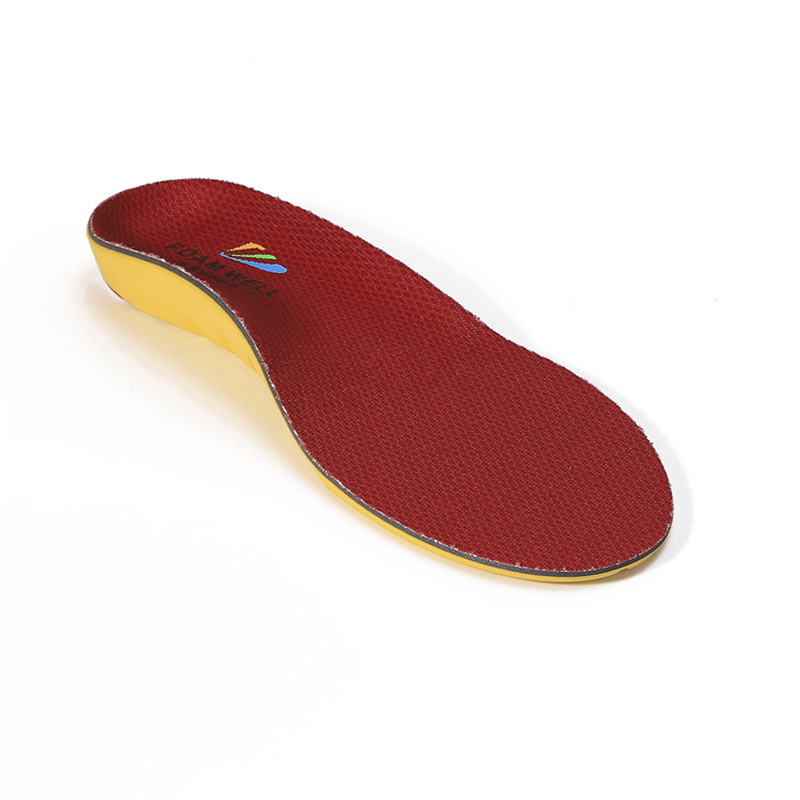 Απόδοση υψηλών τοξινών πλήρους μήκους PU Foam Shoe Εισαγωγή αθλητικού υποδήματος κύλισης Insole