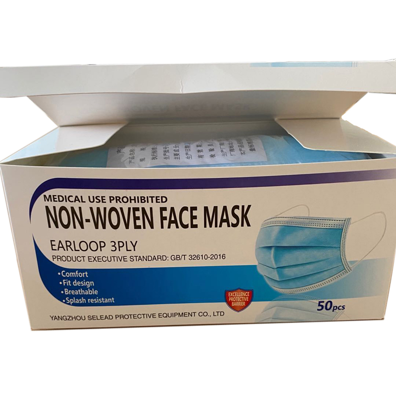 Factory Supply Disposable Facial Mask with Elast Earlop
