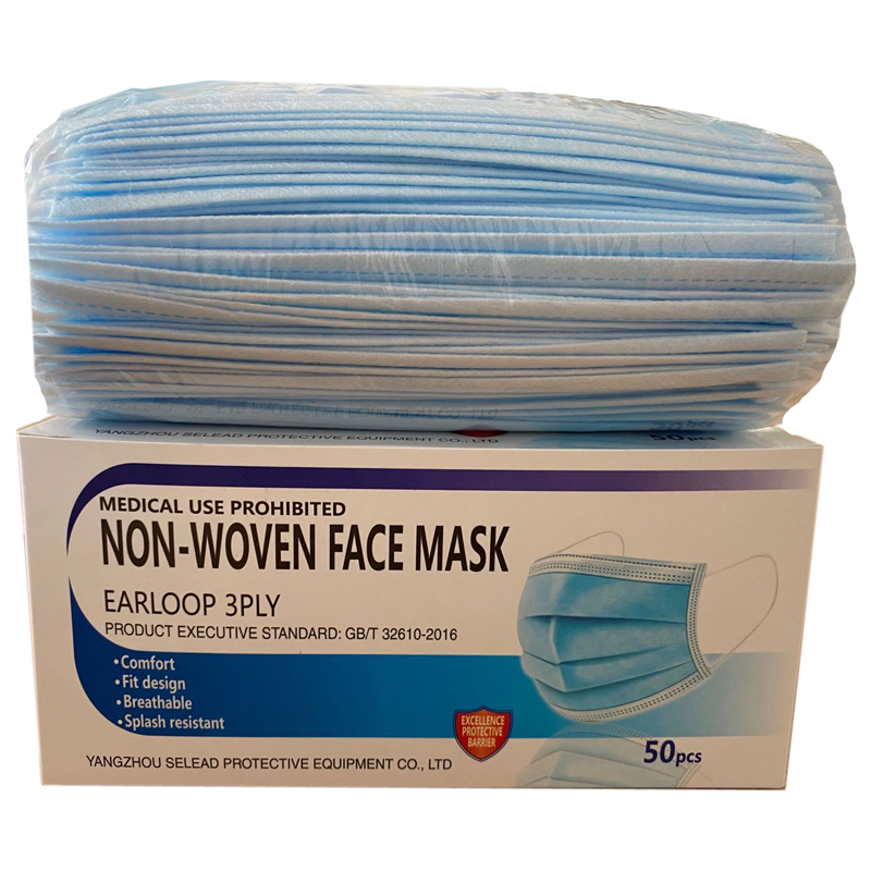 Factory Supply Disposable Facial Mask with Elast Earlop