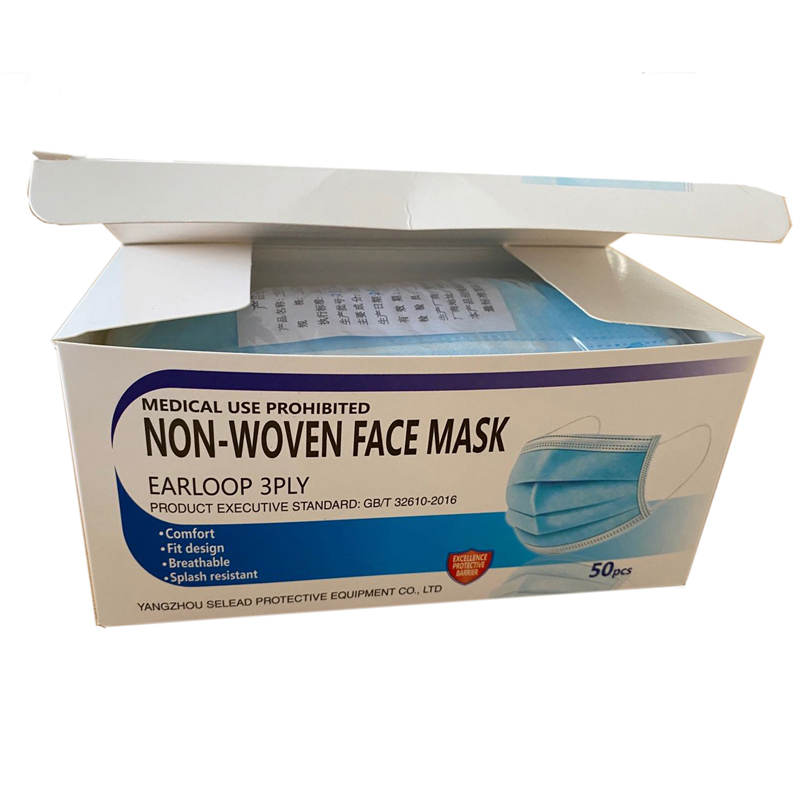 Factory Supply Disposable Facial Mask with Elast Earlop