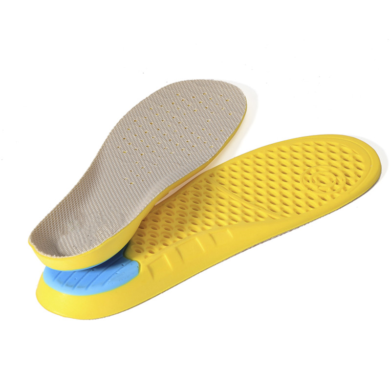 Hot Sale Cushioned Design Arch Support Running Shoe Sneaker PU Foam Sport Insole