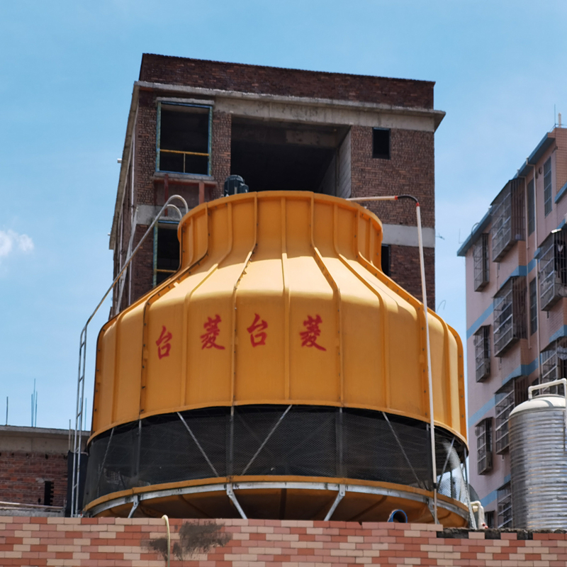 500 τόνοι μεγάλου πλαστικού πύργου ψύξης ενισχυμένου με ίνες υάλου αντίθετης ροής, μεγάλος πύργος ψύξης κεντρικού κλιματισμού