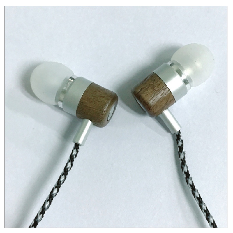 Ξύλινα περιορισμένα ακουστικά