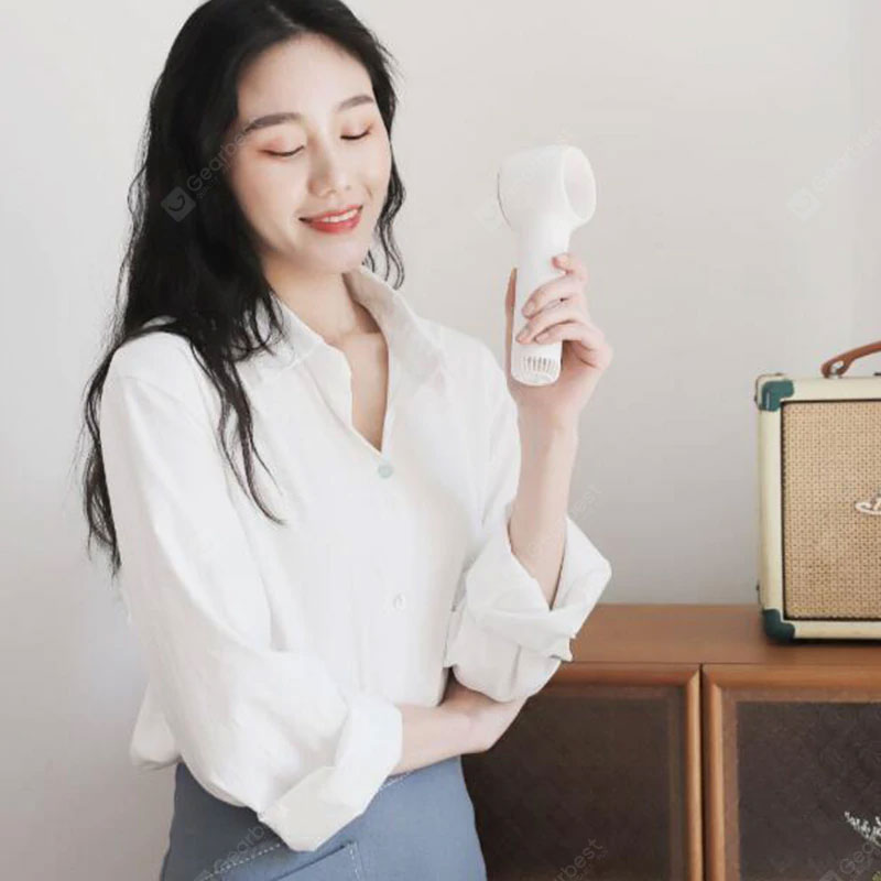 Juntaitong MiNi Ανεμιστήρας χειρός χωρίς πτερύγιο Ασφάλεια χωρίς πτερύγιο Ισχυρός άνεμος Χαμηλός θόρυβος Όμορφος και φορητός ανεμιστή...