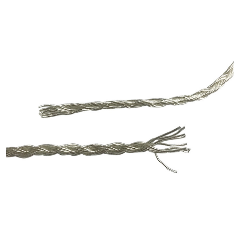 Προσαρμοσμένο νέο καθαρό ασήμι σύρμα 10 κλώνων υφασμένο ασημένιο καλώδιο πυρήνα hi-fi καλώδιο ακουστικών DIY καλώδιο αναβάθμισης