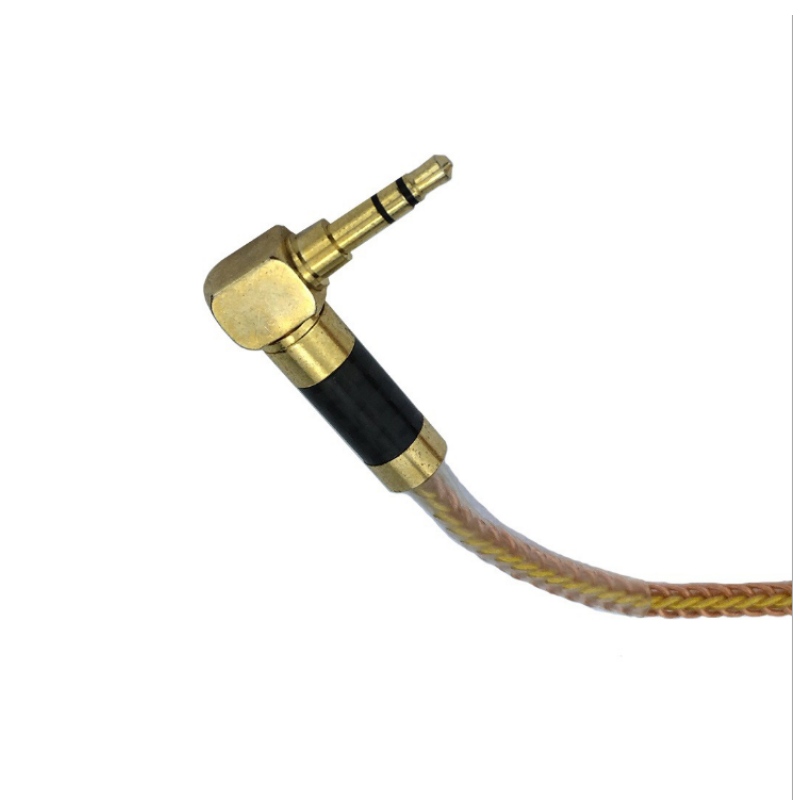 Προσαρμοσμένη 3.5MMMCX Κινητή τηλεφωνική γραμμή ήχου αυτοκινήτου AUX αγκώνας 8 Diy κινητή τηλεφωνική σύνδεση για την εγγραφή της γραμμής