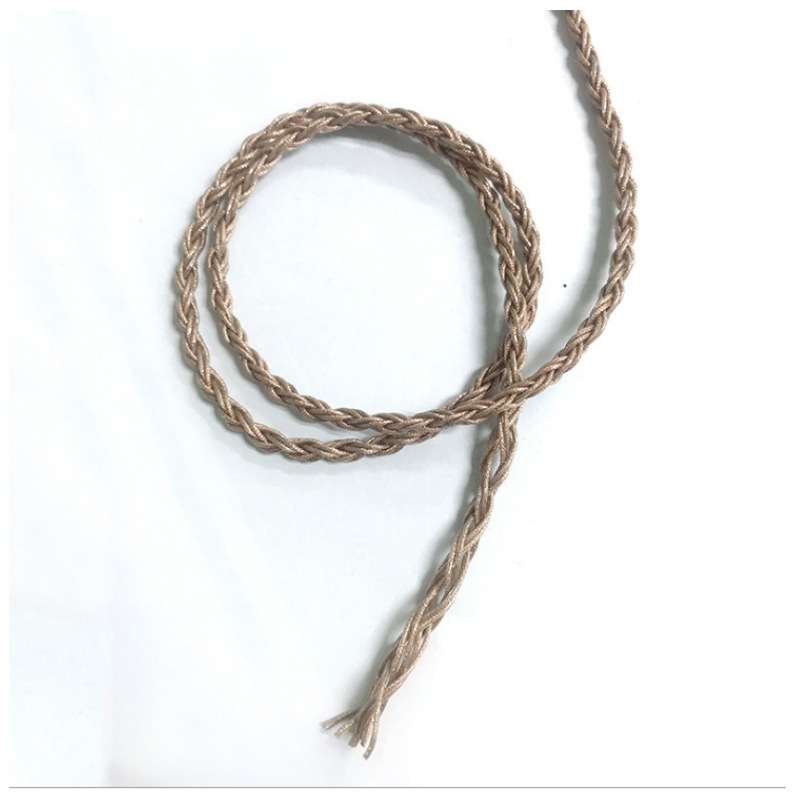 Ακουστικό 5N DIY σύρμα ακουστικών σύρμα 8 κλώνων μονόχρωμο χαλκό επιχρυσωμένο ασήμι σύρμα HiFi ακουστικό σύρμα