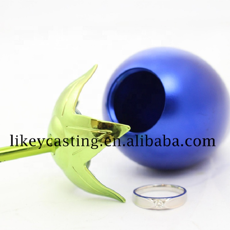 Γνήσιο εργοστάσιο OEM υψηλής πίεσης χύτευση αλουμινίου Διακόσμηση & δώρο Έργα τέχνης Αιώνια τριαντάφυλλο