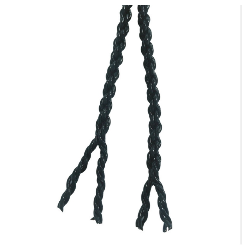 Μαύρο καλώδιο ακουστικών 6 κορδόνια από πλεκτό λακαρισμένο χαλκό ράβδο καλωδίων ακουστικών DIY