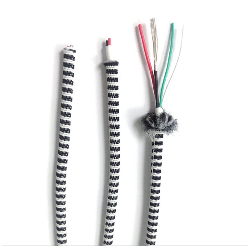 Καλώδιο δεδομένων κινητού τηλεφώνου Καλώδιο 4 πυρήνων πλεγμένο καλώδιο καθαρού χαλκού αγωγός USB Καλώδιο φόρτισης micro