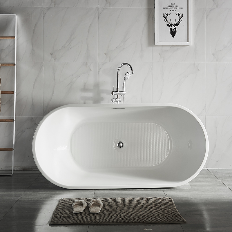 Σύγχρονη Λευκή Μπάνια Στερεή Επιφάνεια Εκρηκτική μπανιέρα για Ξενοδοχείο ή οικιακή χρήση