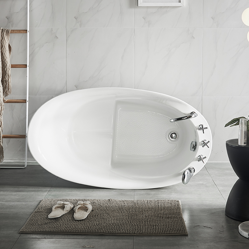 Dush Combo Small Deep Bathroom Corner Μπάνιο ντους με καθίσματα