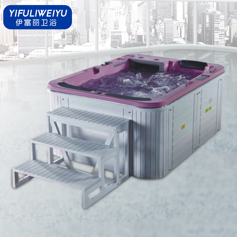 Luxury Bath 3 Person Spa Whirlpool Υπαίθριο Spa Υδρομασάζ Μπανιέρα Μπανιέρα με Υδρομασάζ