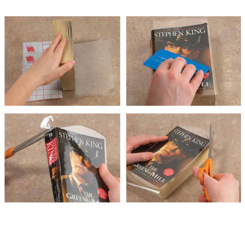 50cm*36cm διαυγές/διαφανές αυτοκόλλητο βιβλιοπώλιο PVC