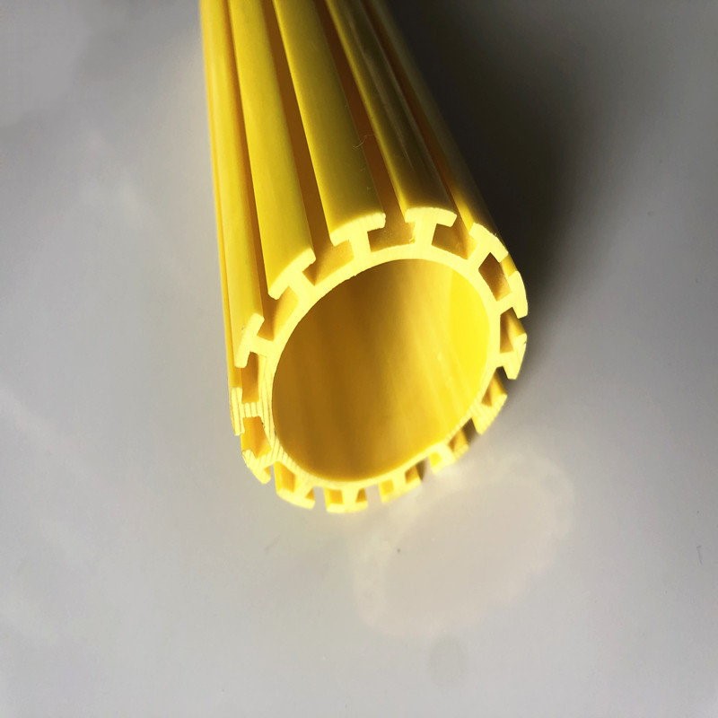 Προσαρμοσμένο προφίλ εξώθησης PVC προφίλ σωλήνα πλαστικό προφίλ σωλήνα για συρόμενη υποδοχή στήριξης γλειφιτζούρι