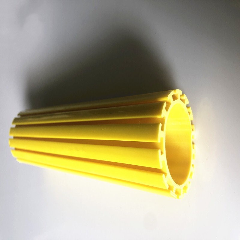 Προσαρμοσμένο προφίλ εξώθησης PVC προφίλ σωλήνα πλαστικό προφίλ σωλήνα για συρόμενη υποδοχή στήριξης γλειφιτζούρι