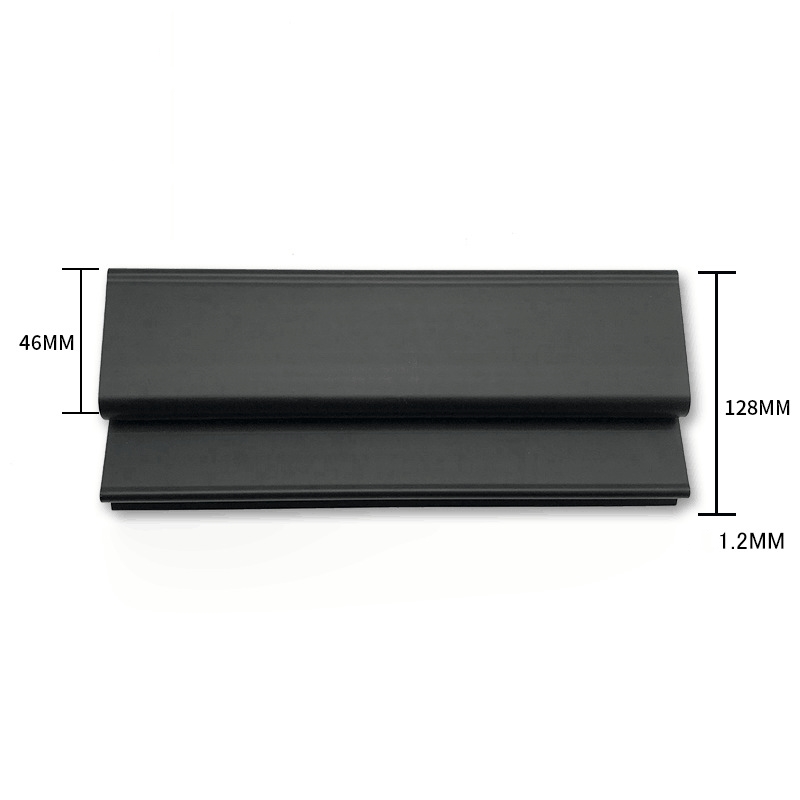 εξειδικευμένο εξωθημένο πλαστικό προφίλ διακοσμητικό άκρο για πυρίμαχο σύστημα πόρτας