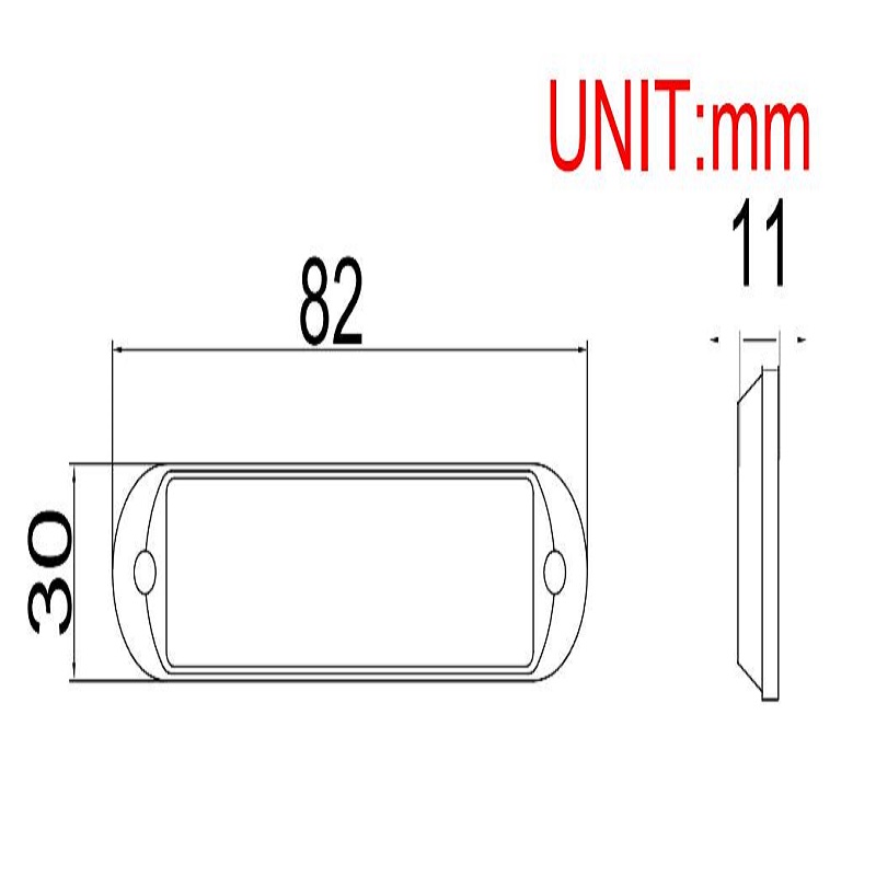 9W προειδοποιητική φωτεινή κεφαλή