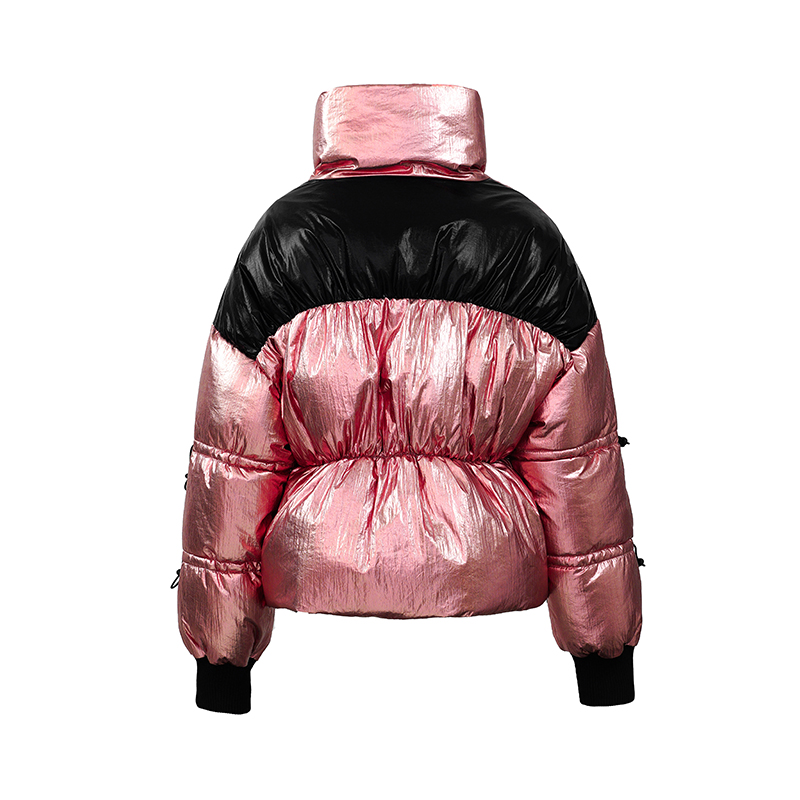 Γυναικείο μεταλλικό ζεστό παλτό \/ πουκάμισο