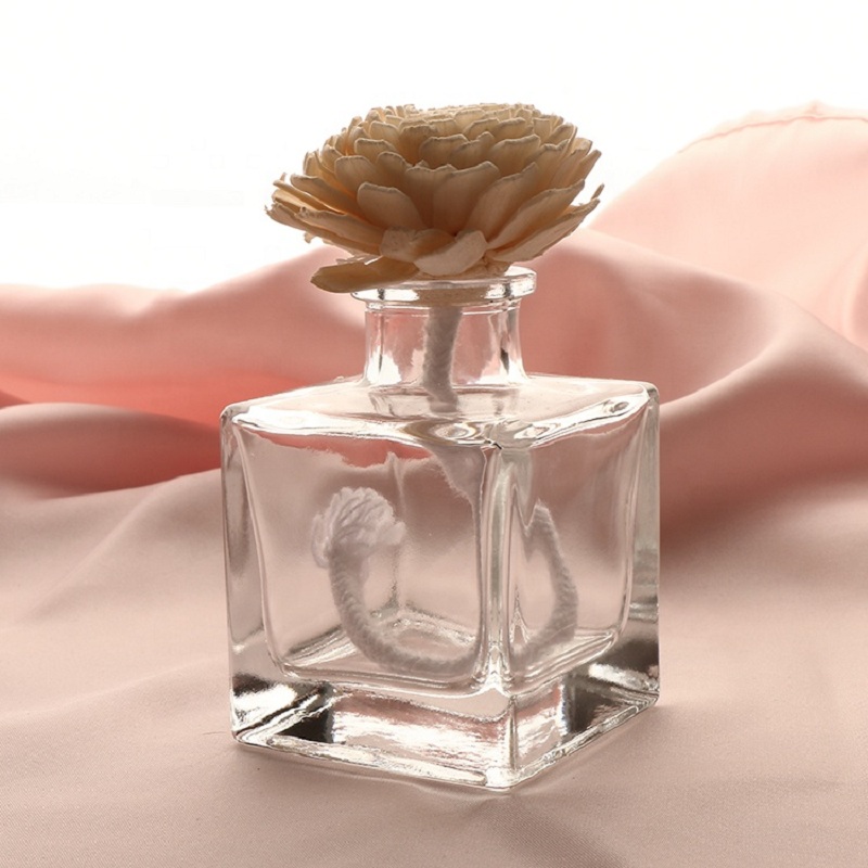 Γυάλινη φιάλη υψηλής ποιότητας Rattan Sticks Reed Diffuser για προσωπική φροντίδα