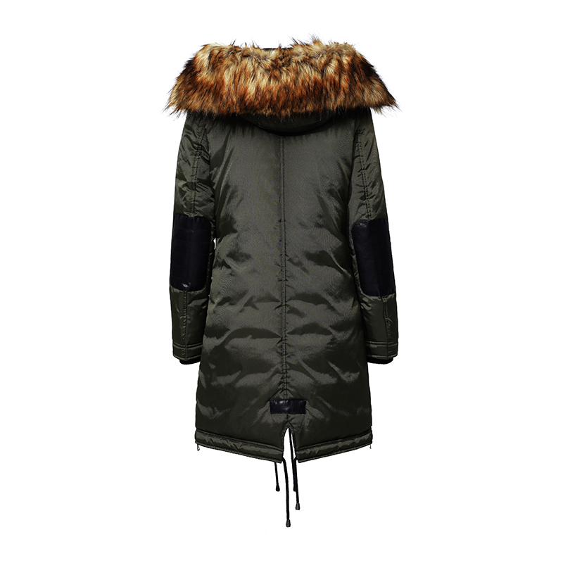 Κυρίες μου, ζεστό παλτό, σακάκι με απροστάτευτη κουκούλα.