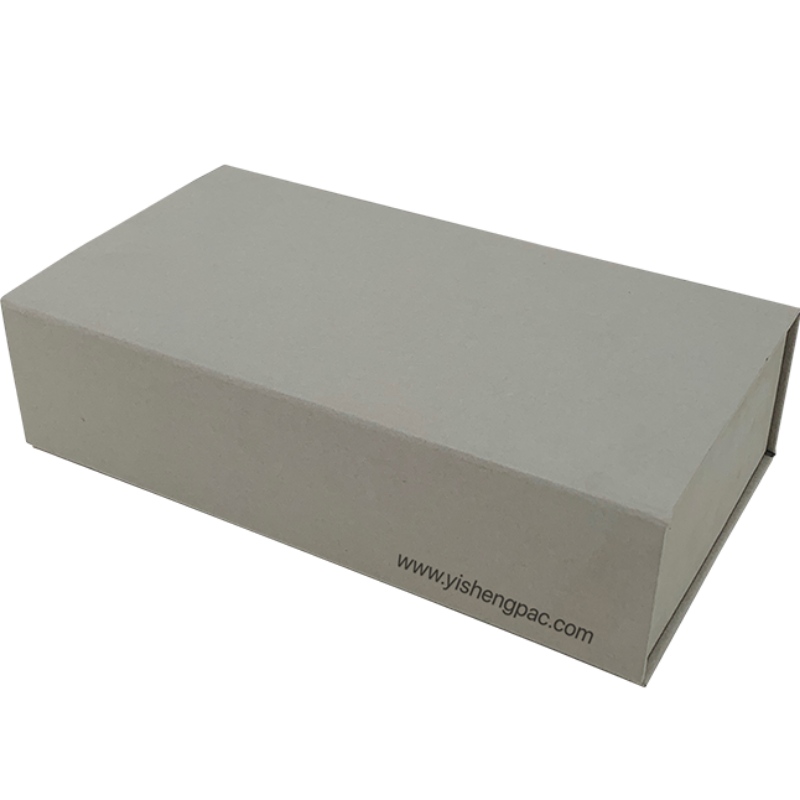 Grey Gift Box with Magnetic Closure, Collapsible Box for Gifts, Cardboard Box