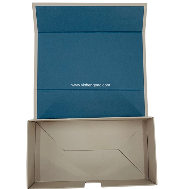 Grey Gift Box with Magnetic Closure, Collapsible Box for Gifts, Cardboard Box