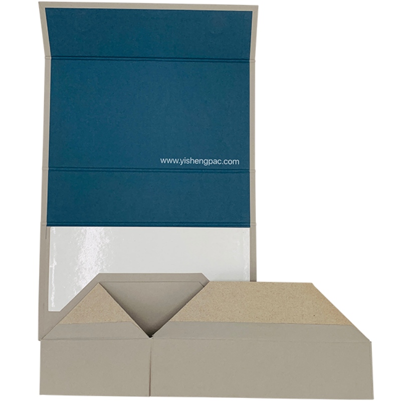 Grey Gift Box with Magnetic Closure, Collapsible Box for Gifts, Cardboard Box