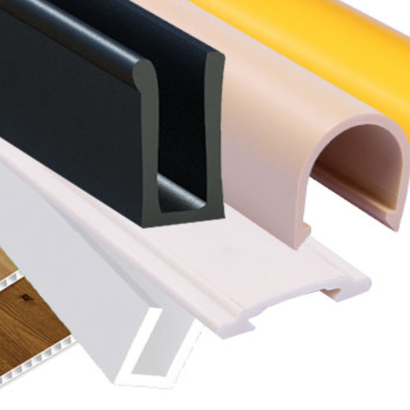Προσαρμοσμένα ασυνήθιστα εξωθημένα πλαστικά προφίλ για μεγάλη ποικιλία υλικών εσωτερικής διακόσμησης γραφείων