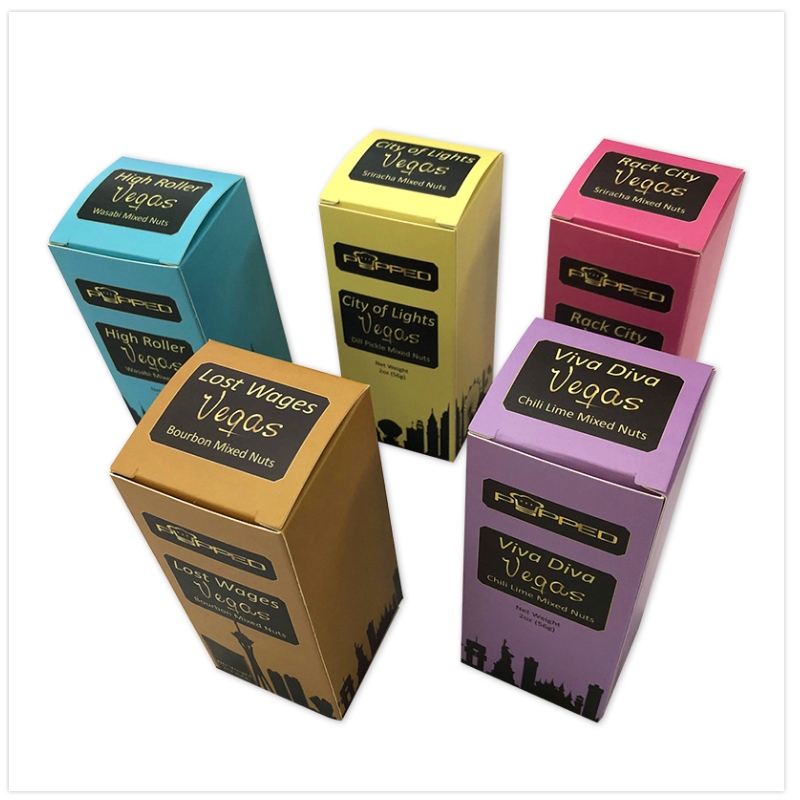 Επικαλυμμένο χαρτοκιβώτιο προσαρμοσμένο μοναδικό πλαίσιο για τρόφιμα