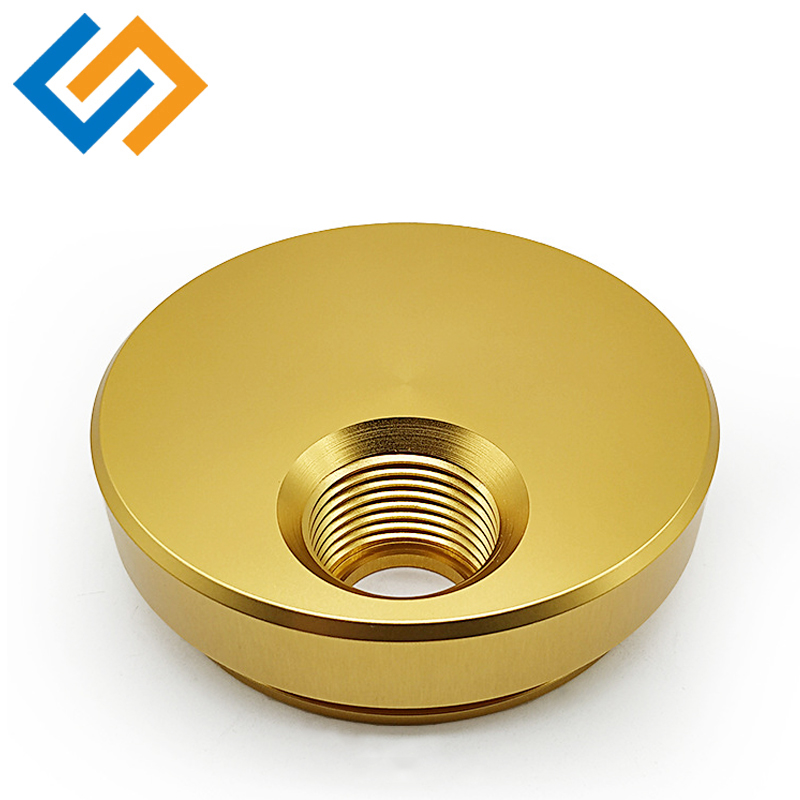 Προσαρμοσμένα κίτρινα εξωθημένα προφίλ αλουμινίου εξαρτήματα CNC ανοδιωμένα