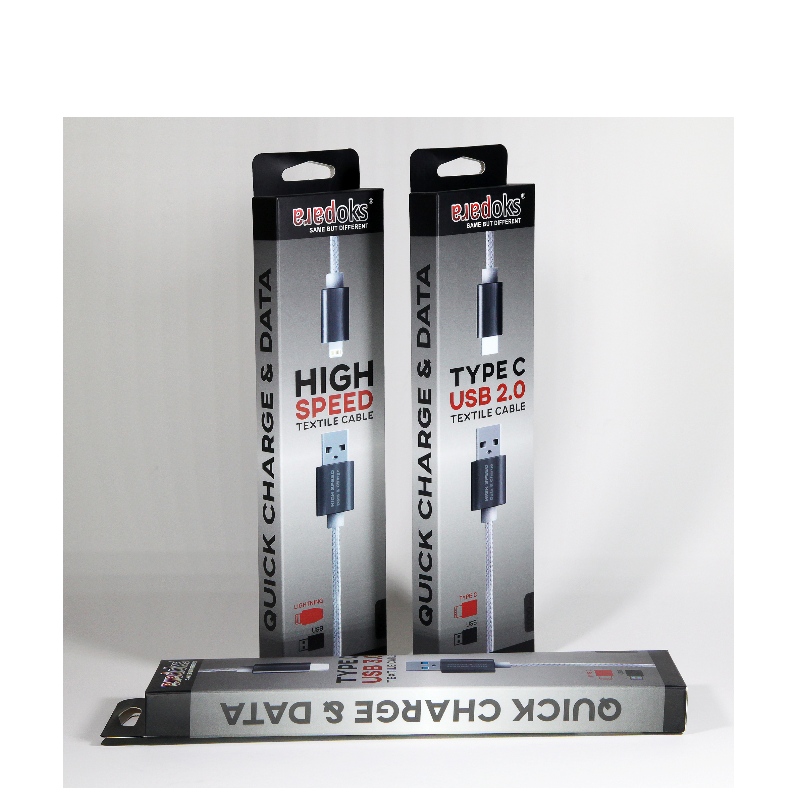 Προσαρμοσμένα κουτιά χάρτινου καλωδίου USB με κυψέλη