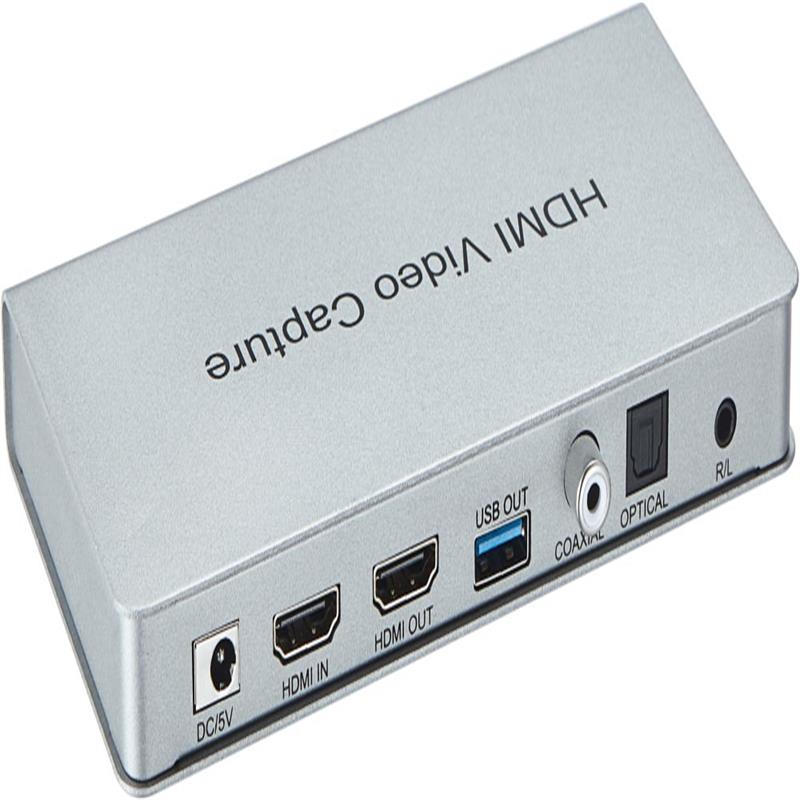 Λήψη βίντεο USB 3.0 HDMI με βρόχο HDMI, ομοαξονικό, οπτικό ήχο