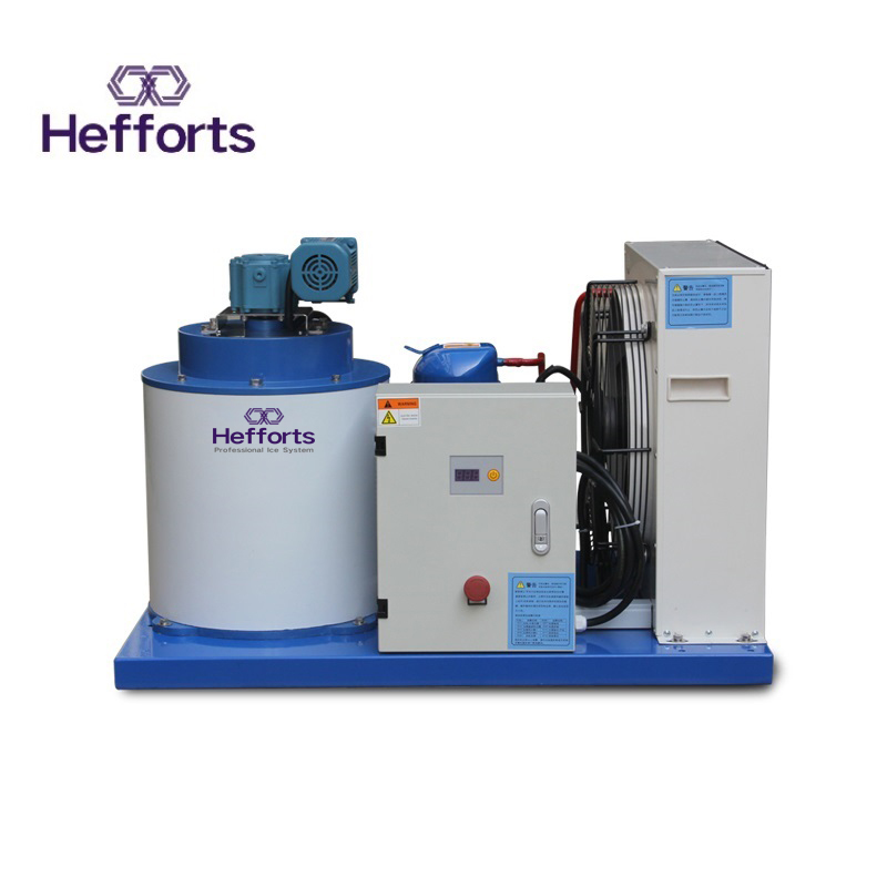 100kg ανά ημέρα καινοτόμο διάλυμα σε μηχανή τεχνολογίας νιφάδων πάγου