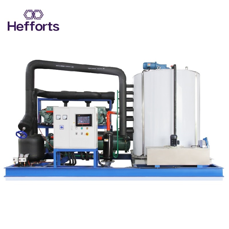 Υψηλή χρήση αλιείας νιφάδα παγομηχανή 15 τόνοι την ημέρα