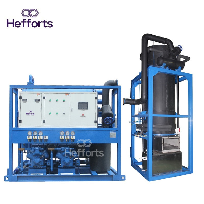 Βιομηχανική μηχανή πάγου σωληνώσεων με διαδραστικό σύστημα ελέγχου H-M