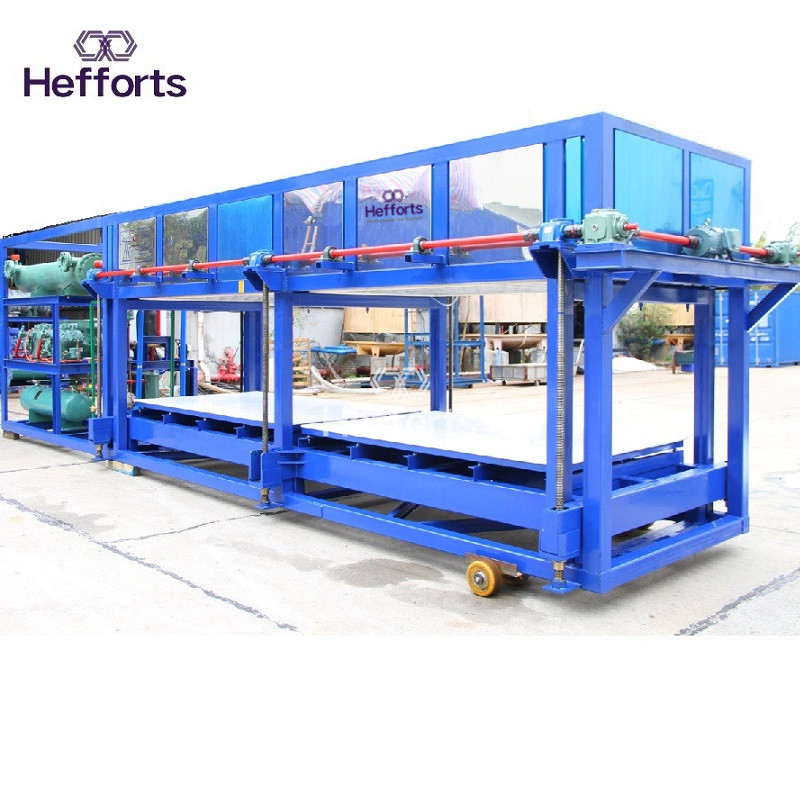 τακτικός καθαρισμός βαρέως τύπου ανθεκτική 20tons μπλοκ παγομηχανή με πρότυπο CE