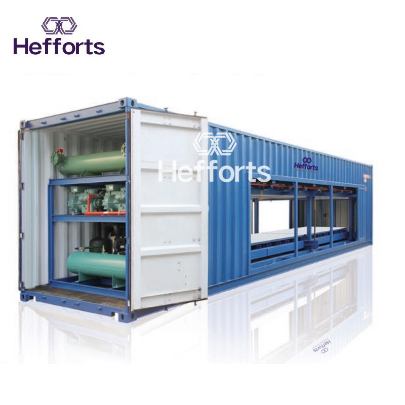 Αφρική υψηλή δημοφιλή 20τόνοι καλή ποιότητα contianer block ice μηχανή