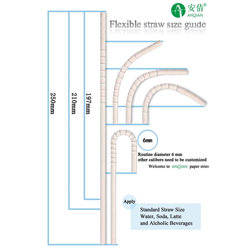 Εύκαμπτο άχυρο χαρτιού