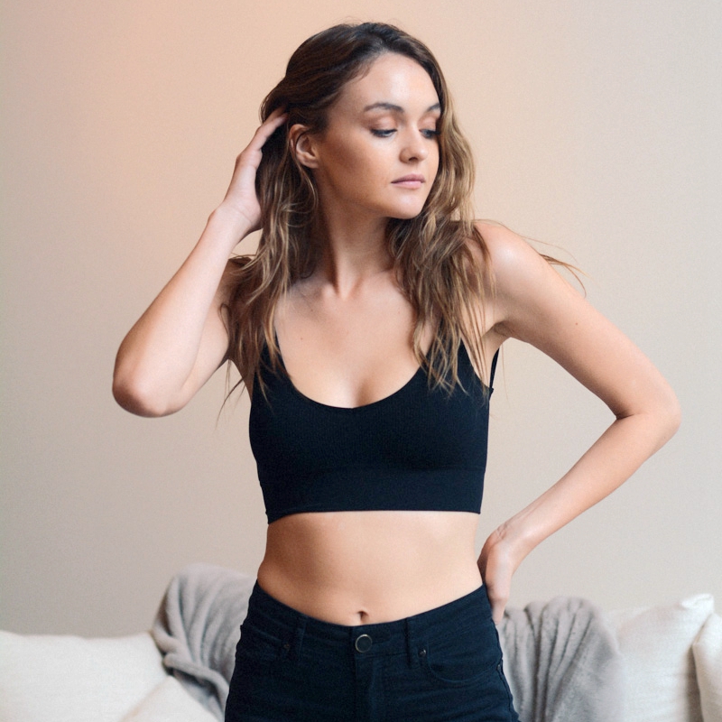 Ga-5349 grace κορίτσι χαμηλή πλάτη απρόσκοπτη bralette χονδρική