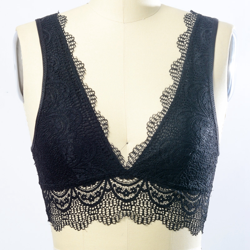 GA-5363 Grace κορίτσι βουτιά Alencon δαντέλα Bralette χονδρική