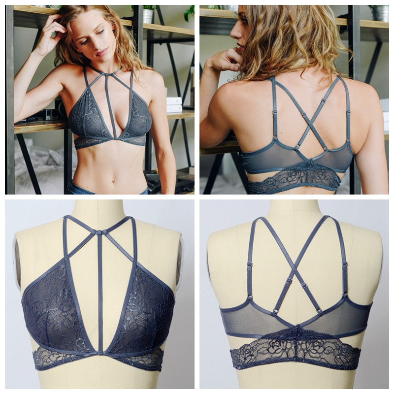GA-5380 Grace κορίτσι Strappy Lace Bralette χονδρική