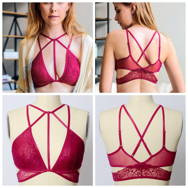 GA-5380 Grace κορίτσι Strappy Lace Bralette χονδρική