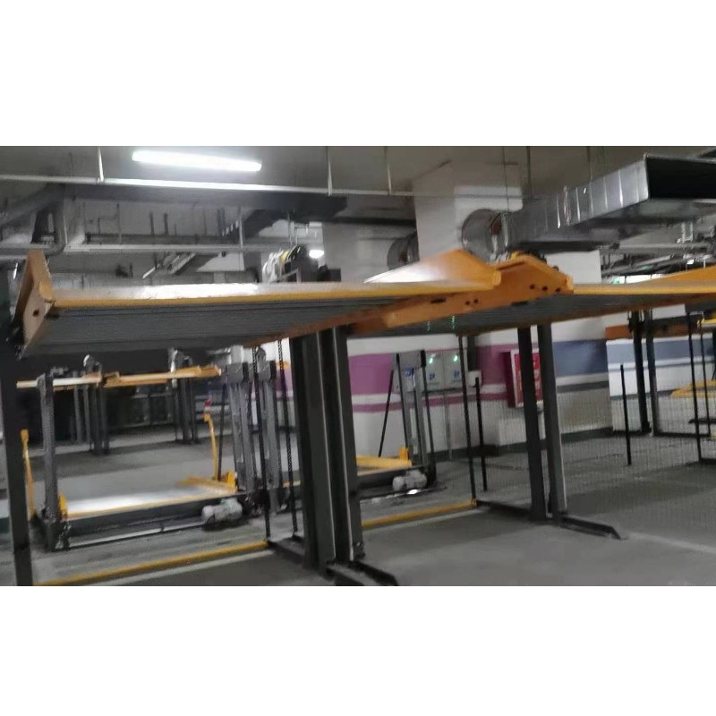 Νέος σχεδιασμός διπλού κυλίνδρου διπλής ποιότητας δίπλωμα ευρεσιτεχνίας ανελκυστήρα στάθμευσης μετά το αυτοκίνητο