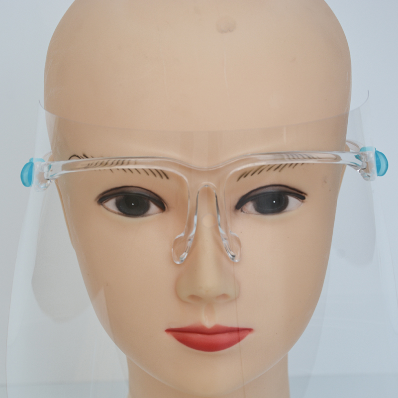 Αντικαταστάσιμο Anti Fog Clear Face Splash Glasses Face Guard PET Face Shield για μαγείρεμα